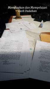 Menyiapkan dan Mempelajari Cash Dadakan