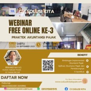 webinar online ke 3 cv solusi kita