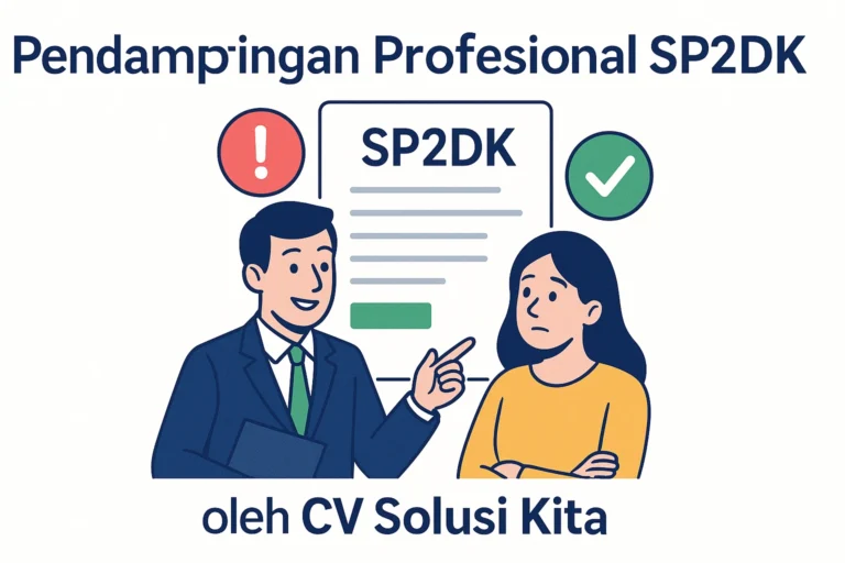 Pendampingan Profesional SP2DK oleh CV Solusi Kita – Konsultan pajak membantu wajib pajak menanggapi surat klarifikasi data dari DJP