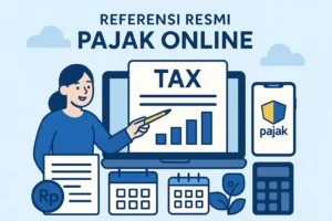 Referensi pajak online resmi Indonesia menampilkan tautan ke DJP Online, Pajak.go.id, dan aplikasi perpajakan digital.