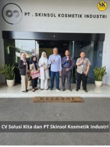 Visit konsultan pajak Bandung CV Solusi Kita ke PT Skinsol Kosmetik Industry