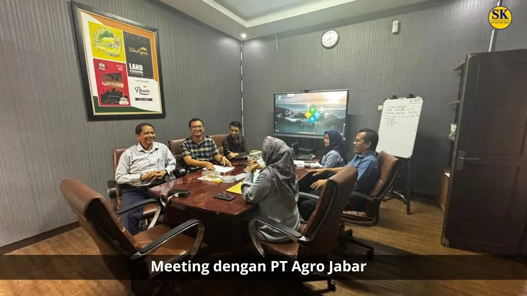 Tim CV Solusi Kita dalam meeting bersama PT Agro Jabar membahas kerja sama layanan akuntansi dan perpajakan.