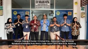 Konsultan Pajak Bandung – CV Solusi Kita MTC H-26 mengucapkan selamat datang di kantor baru