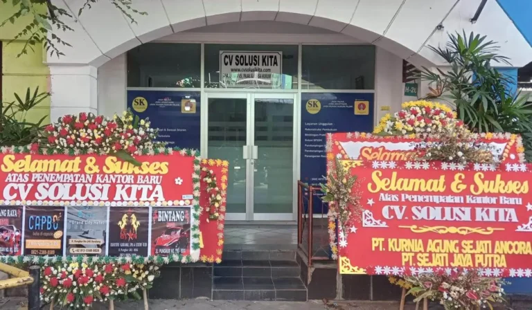 Konsultan Pajak Bandung – Tampak Depan Kantor CV Solusi Kita di MTC