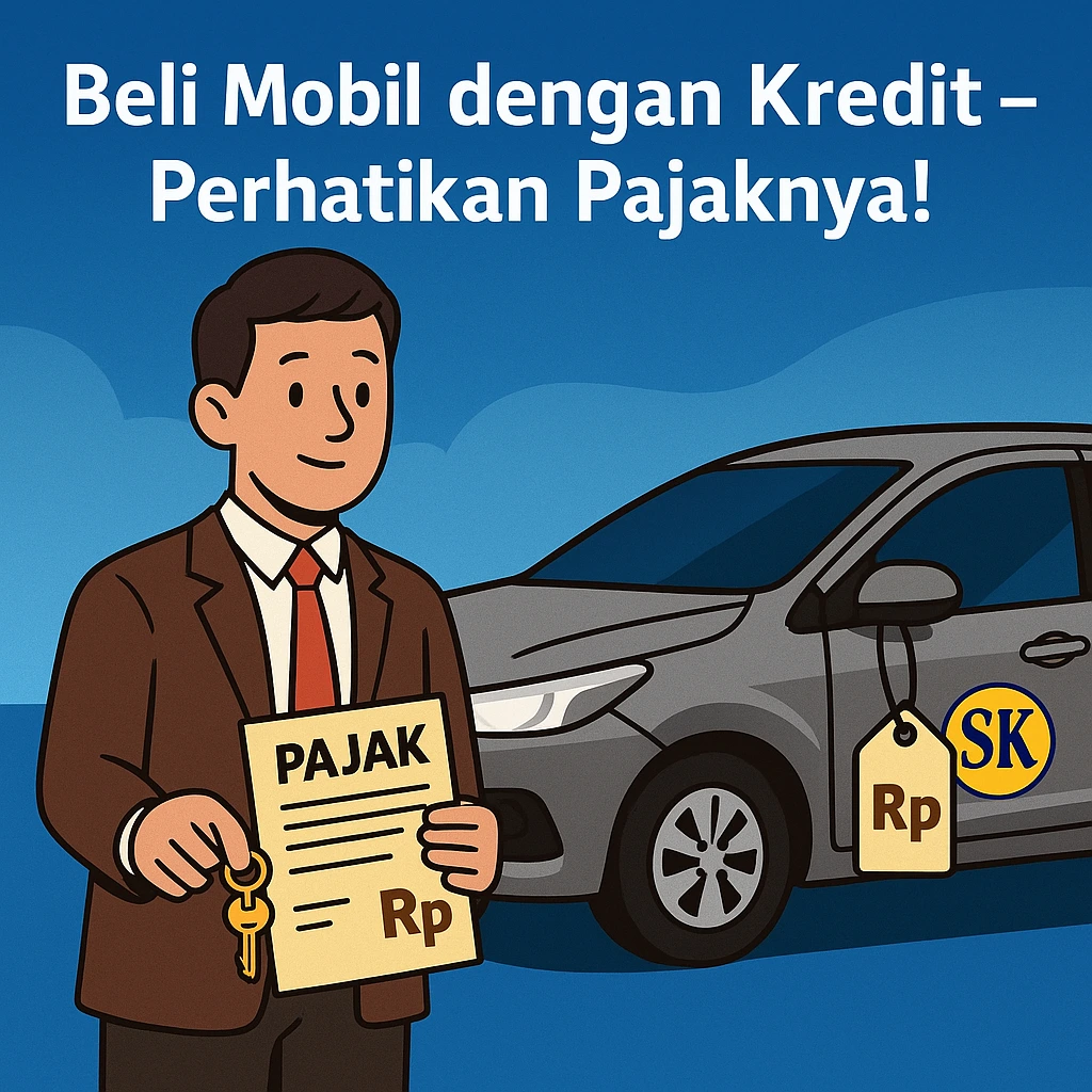 Ilustrasi pembelian mobil kredit dengan pendampingan pelaporan pajak oleh CV Solusi Kita, Konsultan Pajak Bandung