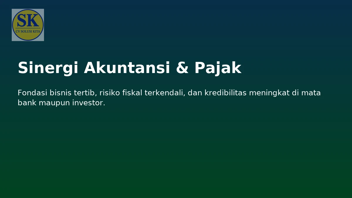 Animasi Akuntansi Pajak – CV Solusi Kita Bandung Animasi akuntansi pajak oleh CV Solusi Kita, konsultan pajak Bandung