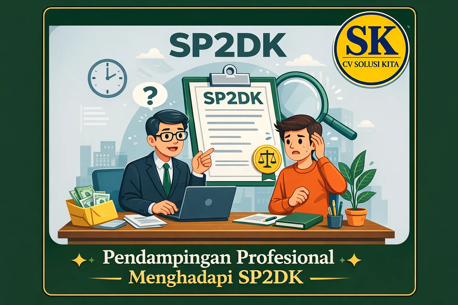 Pendampingan SP2DK Pajak oleh CV Solusi Kita Konsultan Pajak Bandung Eks DJP
