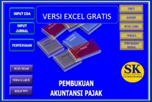 Aplikasi akuntansi Excel dan aplikasi akuntansi gratis pendukung dari CV Solusi Kita untuk pembukuan dan simulasi persediaan bisnis