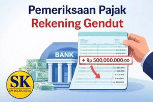 Ilustrasi pemeriksaan pajak wajib pajak orang pribadi terkait mutasi bank gendut dan mutasi kredit rekening