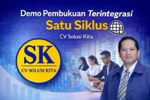 Tutorial aplikasi akuntansi berbasis web CV Solusi Kita untuk pembukuan pajak terintegrasi satu siklus
