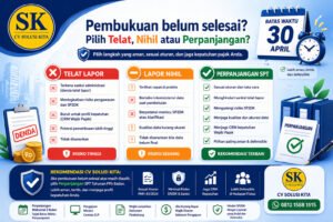 Perpanjangan SPT Tahunan PPh Badan via Coretax Konsultan Pajak Bandung CV Solusi Kita