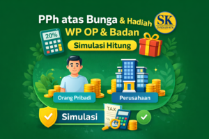 Simulasi PPh atas bunga dan hadiah untuk WP OP dan badan oleh konsultan pajak Bandung CV Solusi Kita