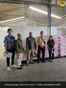 Pendampingan visit KPP untuk PT AISILI INDONESIA FOOD oleh tim CV Solusi Kita.